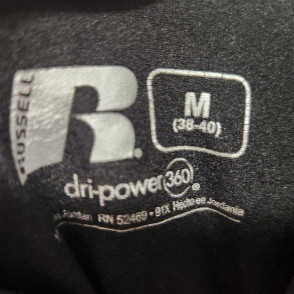 Russell Athletic Dri-Power 360 Black Hoodie - Picture 4 of 5